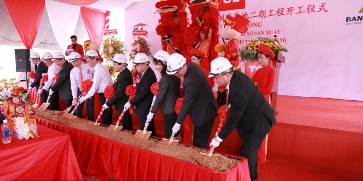 Công ty tổ chức lễ khởi công tại Ninh Bình