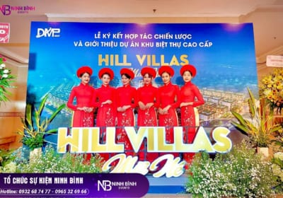 Tổ chức lễ ký kết hợp tác chuyên nghiệp tại Ninh Bình | Lễ ký kết hợp tác chiến lược và giới thiệu dự án Mũi Né Hill Villas