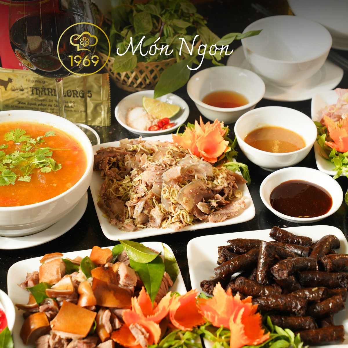 menu tiệc cưới tại nhà hàng