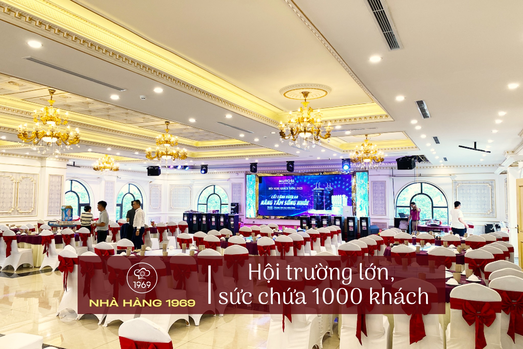 giới thiệu không gian nhà hàng phù hợp cho mọi loại sự kiện